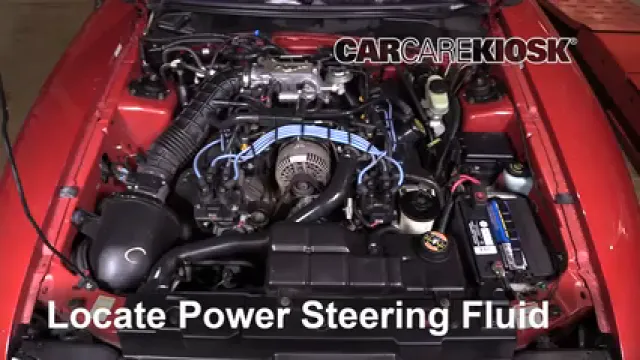 1998 Ford Mustang GT 4.6L V8 Convertible Liquide de direction assistée Rajouter des liquides